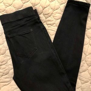 navy blue jeggings